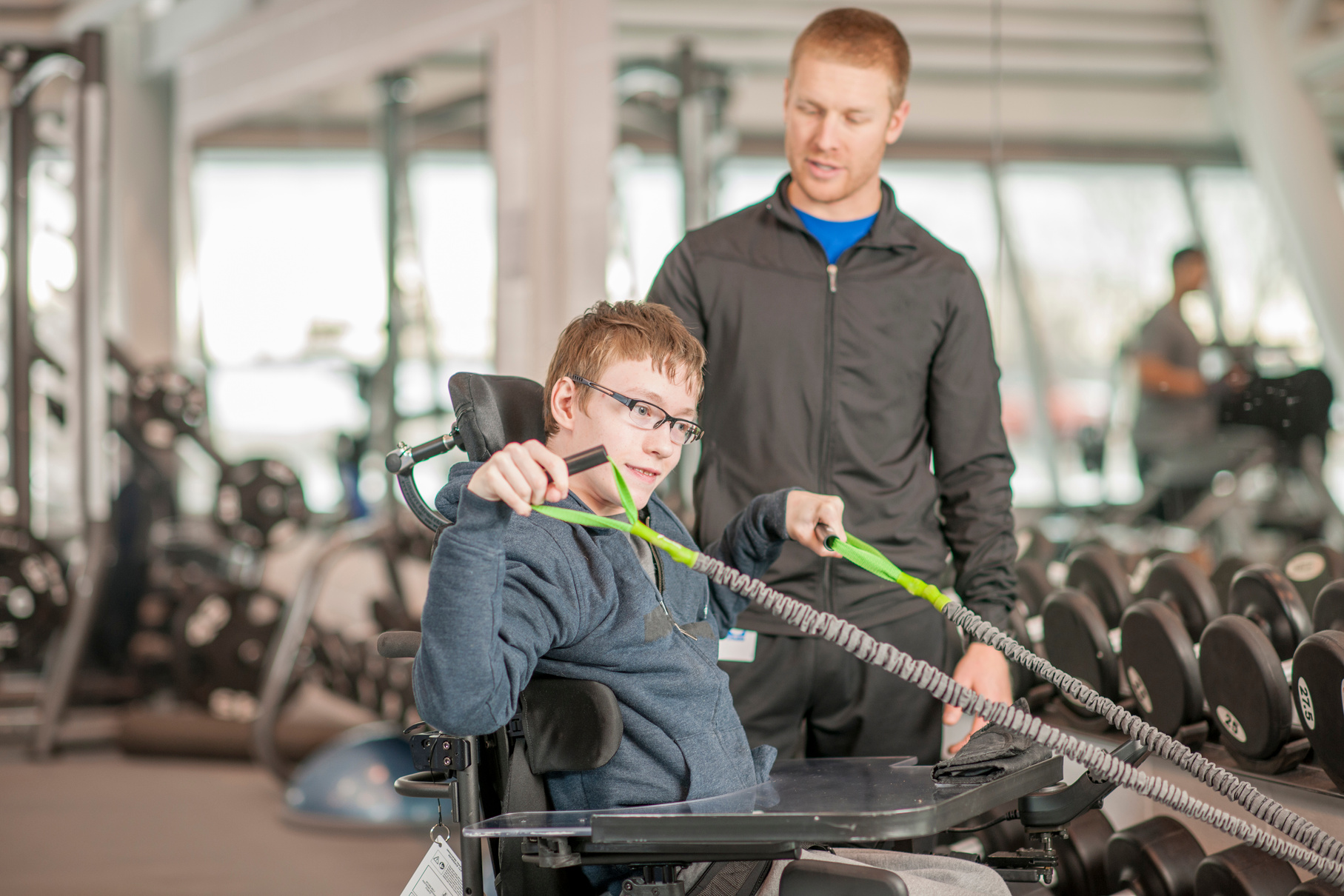 Personal Training for Disabled Young Adult