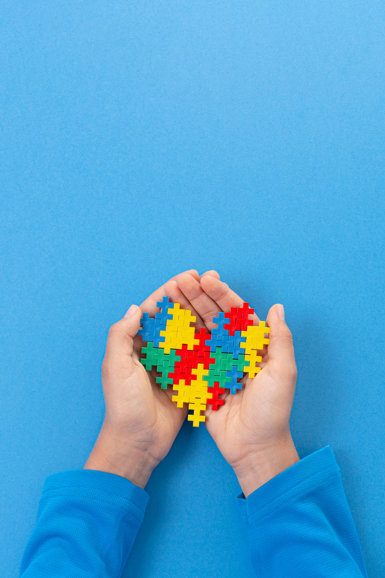 Hands Holding Heart Puzzle 